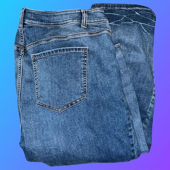 Plus Size Lane Bryant High Rise Essential Crop Jeans Size 22 #10 - Picture 4 of 4